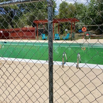 Hidden Valley RV - Pool green and closed - RV Parks Near Me - Tijeras, New Mexico