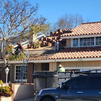 Smart Roofing - Roving Clay tiles, rotten wood to repair leak. - Roofing Near Me Smart Roofing - Roving Clay tiles, rotten wood to repair leak. - Roofing Near Me