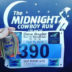 Jus ReRun 5k - Bib, shirt, medal