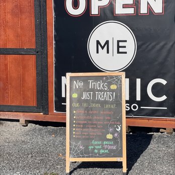 Manic Espresso - a sign for a restaurant - Coffee & Tea Near Me - Lewisburg, West Virginia Manic Espresso - a sign for a restaurant - Coffee & Tea Near Me - Lewisburg, West Virginia