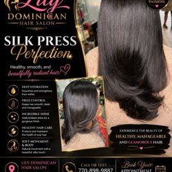 La Bella Lilys Dominican Hair Salon - Un pelo laicado y sedoso