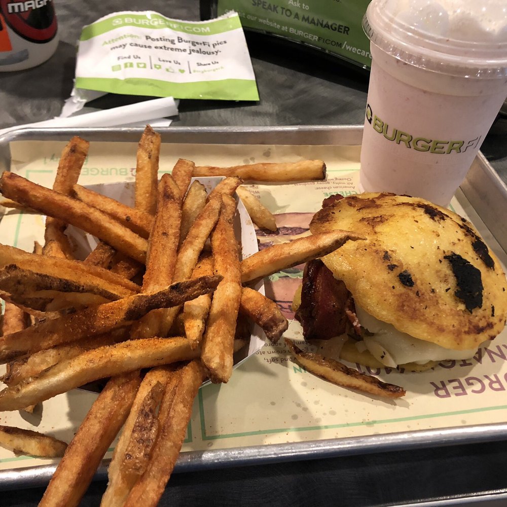 BurgerFi - Street Stack, fries, and a shake - Burgers Near Me - West Palm Beach, Florida BurgerFi - Street Stack, fries, and a shake - Burgers Near Me - West Palm Beach, Florida