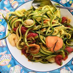 L'Osteria - Zoodles Gamberetti-Yummy!