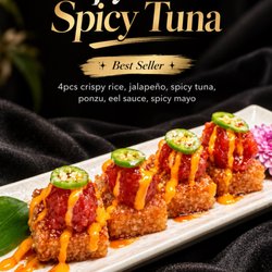 J & C House - Crispy Rice W. Spicy Tuna