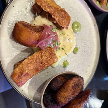 Los Primos - Chicharrones entree - Latin American Near Me - Oviedo, Florida