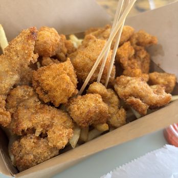 Snowcano - Popcorn Chicken Basket - Shaved Ice Near Me - Katy, Texas