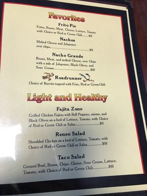 Menu photo 5 Los Rios Cafe Farmington, NM