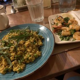 Risotto allo Scoglio with shrimp
