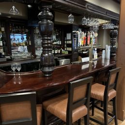 the bar area the bar area