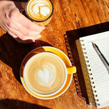 Devoción - Cortado (bold) and latte (smooth) - Coffee & Tea Near Me - Brooklyn, New York