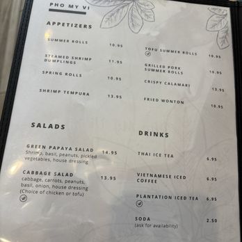 Pho My Vi - Menu - Vietnamese Near Me - Kaneohe, Hawaii Pho My Vi - Menu - Vietnamese Near Me - Kaneohe, Hawaii