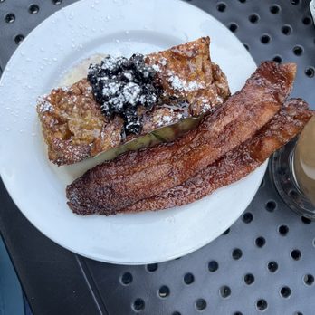 Lucille - H Block with a side of bacon - Breakfast & Brunch Near Me - Modesto, California Lucille - H Block with a side of bacon - Breakfast & Brunch Near Me - Modesto, California