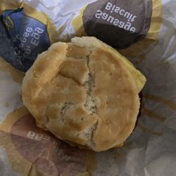 McDonald's - Bottom of the sandwich/biscuit