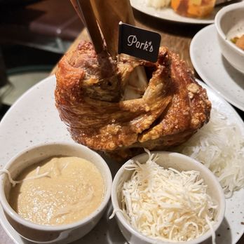 Pork’s - Pork knuckle, mustard, horseradish, crispy sauerkraut - Czech Near Me - Malá Strana, Puerto Rico