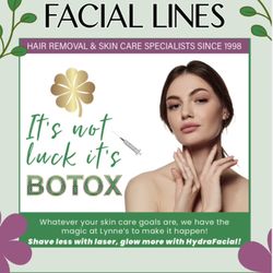 Lynne's Laser-Electrolysis-Skin Care-Beauty - Refresh your look with Botox! Look like you, but just more relaxed!