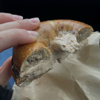 Elizabeth's Bagels & More - Cinnamon Raisin Bagel Toasted with Cinnamon Cream Cheese - Bagels Near Me - Franklin, Massachusetts Elizabeth's Bagels & More - Cinnamon Raisin Bagel Toasted with Cinnamon Cream Cheese - Bagels Near Me - Franklin, Massachusetts