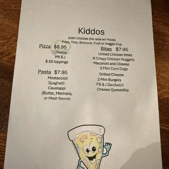 D'Agostino's Pizza and Pub - Kids' menu, circa Dec 2025. - Pizza Near Me - Niles, Illinois D'Agostino's Pizza and Pub - Kids' menu, circa Dec 2025. - Pizza Near Me - Niles, Illinois