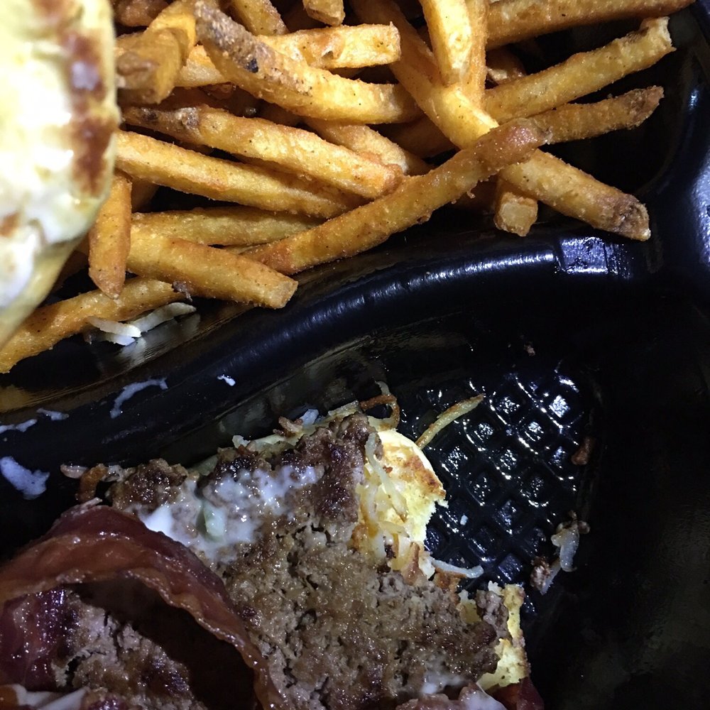 Denny's - Smash Burger (removed cheese n egg) - Breakfast & Brunch Near Me - Fairview, Tennessee