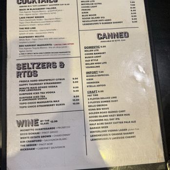 ChiSox Bar & Grill - Menu - Bars Near Me - Chicago, Illinois