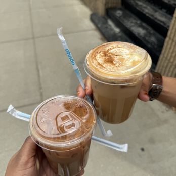 Atomic Cafe - Ice Latte - Medium - Cafes Near Me - Beverly, Massachusetts