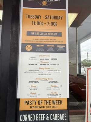 Menu photo 1 Pasty Kitchen Huntington Beach, CA Menu photo 1 Pasty Kitchen Huntington Beach, CA