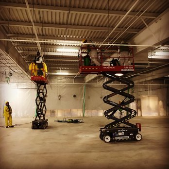 SERVPRO of Portland - You can't be afraid of heights with SERVPRO! Our team is working hard on a commercial job. - Damage Restoration Near Me - Gorham, Maine SERVPRO of Portland - You can't be afraid of heights with SERVPRO! Our team is working hard on a commercial job. - Damage Restoration Near Me - Gorham, Maine