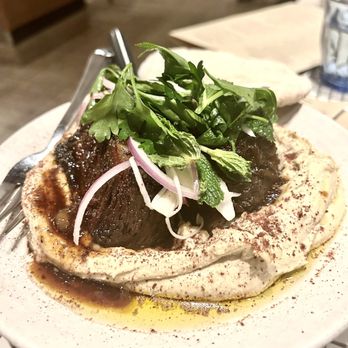 Avec River North - short rib hummus - Mediterranean Near Me - Chicago, Illinois