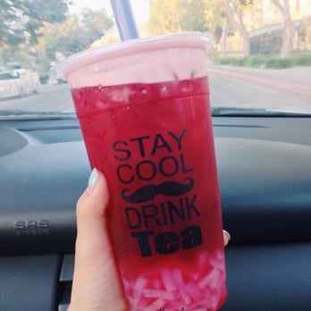 Teasociety - Rose garden fruit tea with lychee jelly - Coffee & Tea Near Me - San Jose, California Teasociety - Rose garden fruit tea with lychee jelly - Coffee & Tea Near Me - San Jose, California