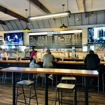Dockside Brewery - The bar area - Breweries Near Me - Milford, Connecticut