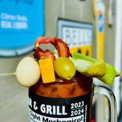 Sand Bar Gun Lake - Sunday Bloody Mary's served loaded