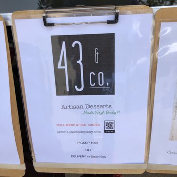 43 & Company - Menu - Bakeries Near Me - Milpitas, California 43 & Company - Menu - Bakeries Near Me - Milpitas, California