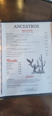 Menu photo 6 Ancestros Long Beach, CA
