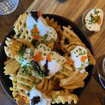 Silverlake Bistro - Caviar Waffle Fries - American Near Me - Miami Beach, Florida Silverlake Bistro - Caviar Waffle Fries - American Near Me - Miami Beach, Florida