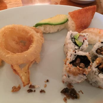 Tsunami Sushi - Salmon skin roll and tempura - Sushi Bars Near Me - Fairfax, Virginia Tsunami Sushi - Salmon skin roll and tempura - Sushi Bars Near Me - Fairfax, Virginia