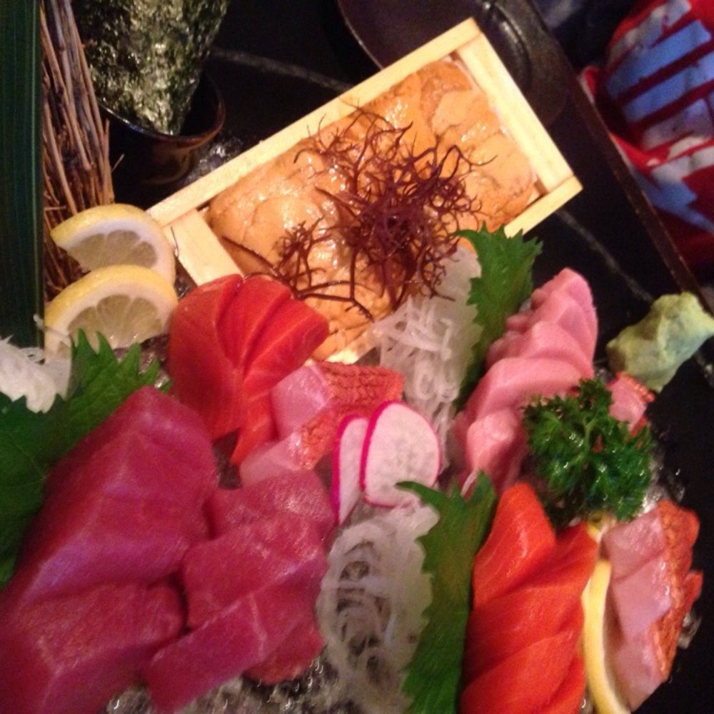 Manzo Japanese Itamae - Uni, red tuna, sockeye salmon, Chu toro, - Japanese Near Me - Richmond, British Columbia