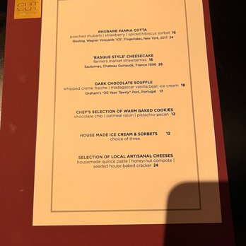 CUT - Dessert menu - Steakhouses Near Me - New York, New York CUT - Dessert menu - Steakhouses Near Me - New York, New York