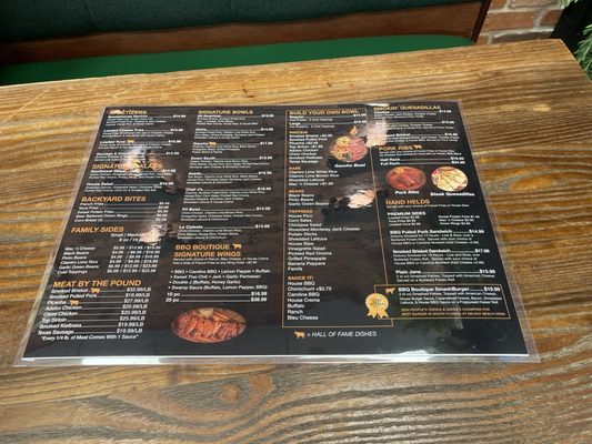Menu photo 1 The BBQ Boutique Coconut Creek, FL Menu photo 1 The BBQ Boutique Coconut Creek, FL