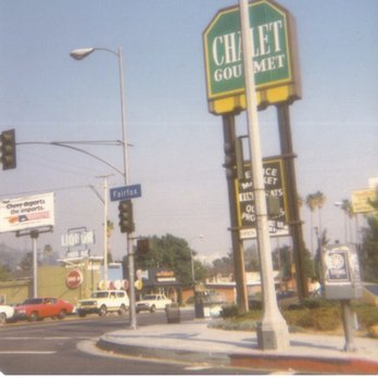 Chalet Gourmet - The iconic sign on the corner of Sunset & Fairfax - Grocery Near Me - Los Angeles, California Chalet Gourmet - The iconic sign on the corner of Sunset & Fairfax - Grocery Near Me - Los Angeles, California
