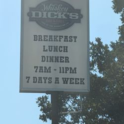 Whiskey Dick’s Bar & Grill - No breakfast, sadly