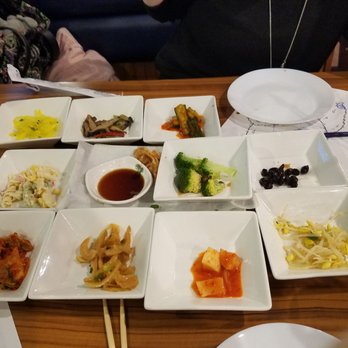 Kim's Korean BBQ Restaurant - Banchan- very delicious! Really enjoyed these! - Korean Near Me - Jacksonville, Florida