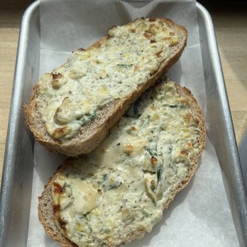 Krema Coffee House - Spinach & Artichoke Toast - Coffee & Tea Near Me - Plainfield, Illinois