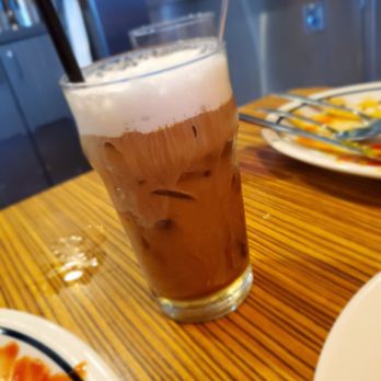 IHOP - Iced coffee with vanilla cold foam - Breakfast & Brunch Near Me - Glendale, California