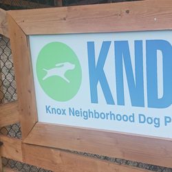 Fountain City Dog Park - Knox Community dog park signage