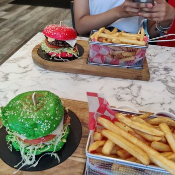 Burger Station - Spicy Burger and Mushroom Burger combos - Burgers Near Me - Clifton, New Jersey