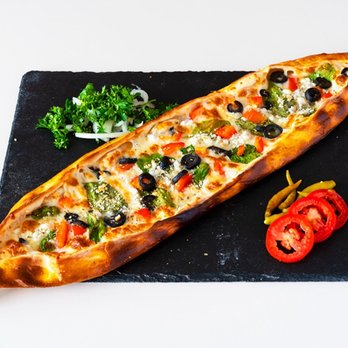 Istanbul Shawarma - Vegetarian mixed pide - Mediterranean Near Me - Toronto, Ontario Istanbul Shawarma - Vegetarian mixed pide - Mediterranean Near Me - Toronto, Ontario