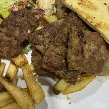 Manny's Olive & Vine - Beef Gyro Platter - so good - Greek Near Me - Paramount, California