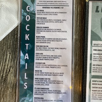 Restaurant 604 - Drink menu as of 3/26/2021  IG: @ohmyono - Breakfast & Brunch Near Me - Honolulu, Hawaii