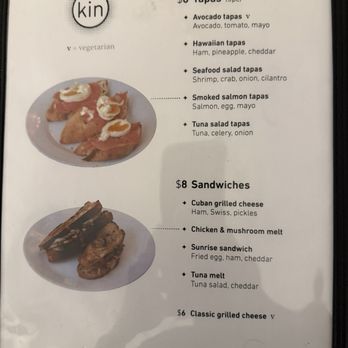 Kin - Menu - LAN Centers Near Me - Hayward, California