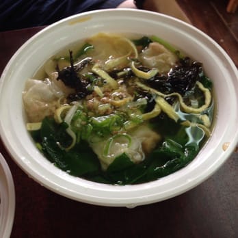 Golden Corner Noodles - Wonton soup Wenzhou style ($4). Really good. - Chinese Near Me - Flushing, New York