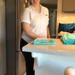 Chef Sarena - Chef Sarena, doing what she does best - creating culinary art!